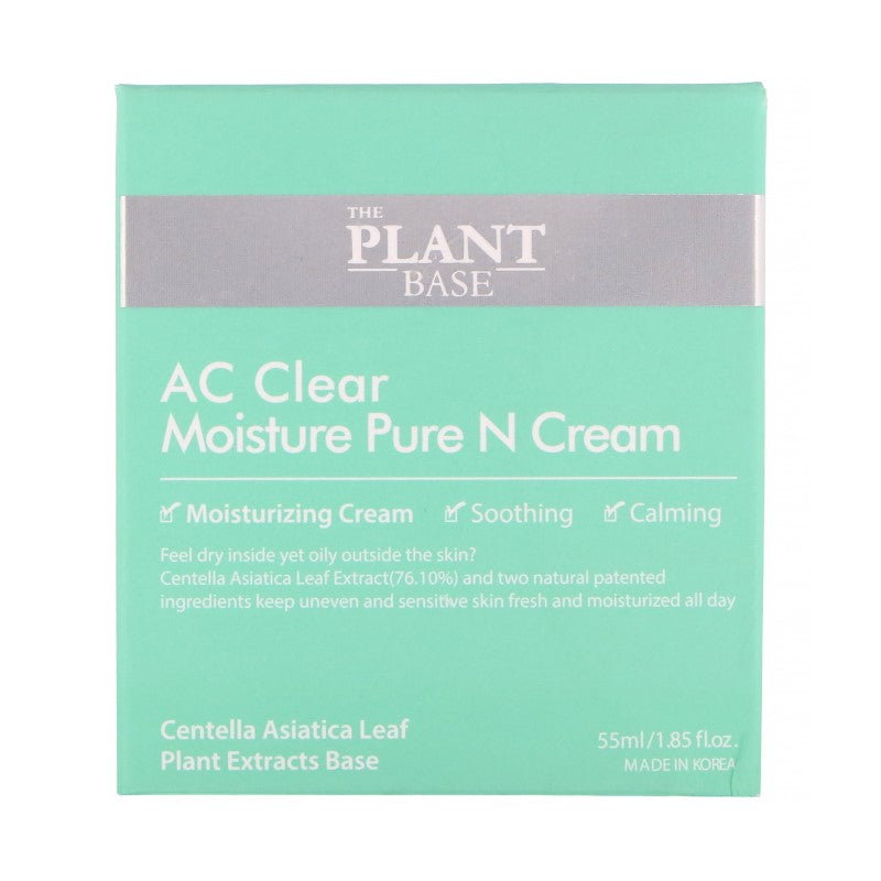 The Plant Base AC Clear Moisture Pure N Cream - Korean-Skincare