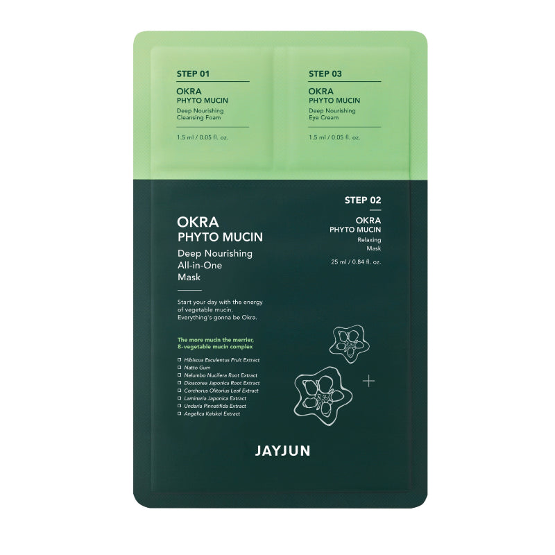  Okra Phyto Mucin Deep Nourishing All-In-One Mask - Korean-Skincare