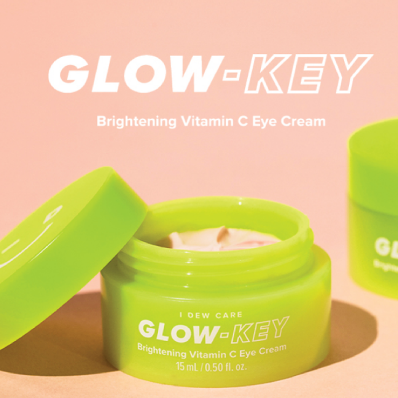 Creme para os olhos iluminador com vitamina C Glow-Key