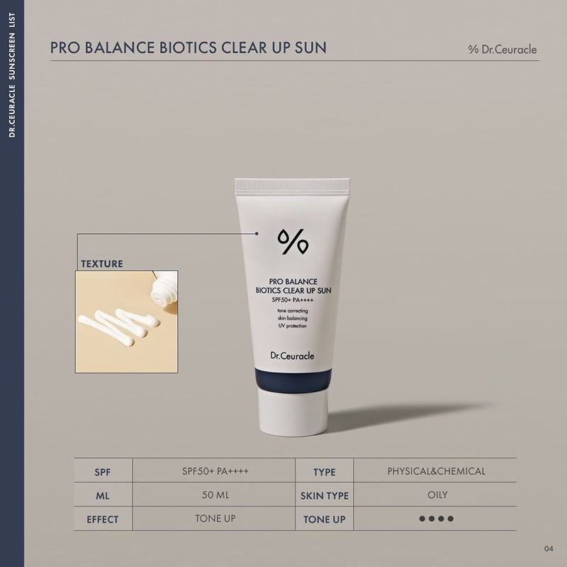 Pro Balance Biotics Clear Up Sun FPS50