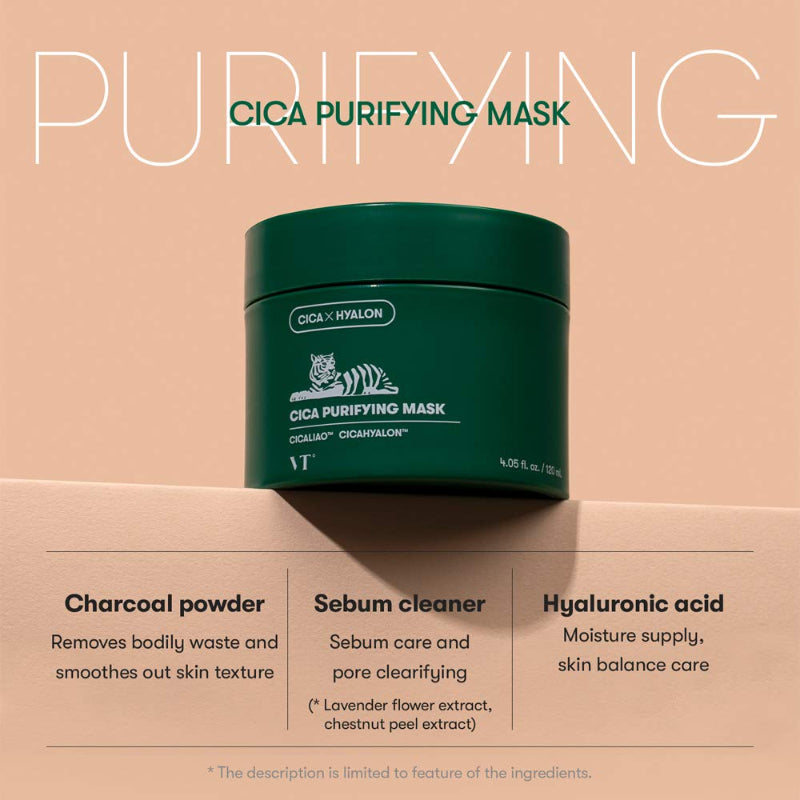 VT Cosmetics Cica Purifying Mask - Korean-Skincare