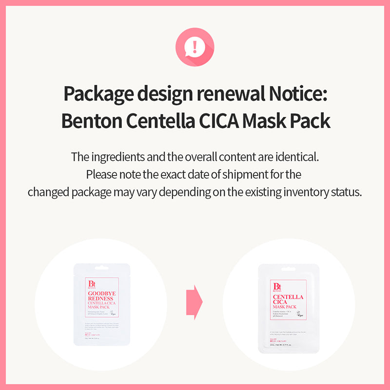 Centella Cica Mask Pack