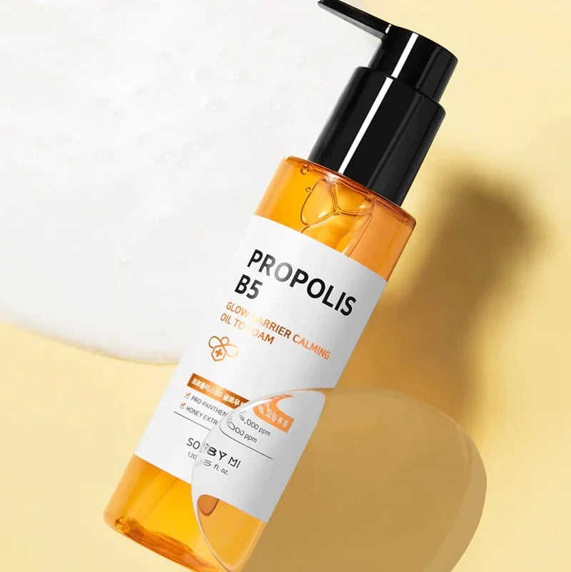 Propolis B5 Glow Barrier Calming Oil To Foam