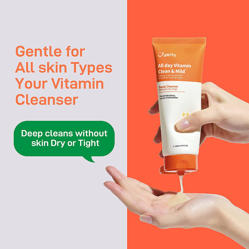  All Day Vitamin Clean & Mild Facial Cleanser - Korean-Skincare