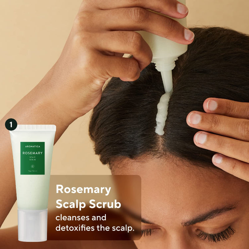  Rosemary Scalp Scaling Trial Kit - Korean-Skincare