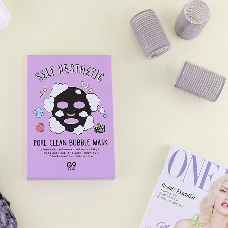 G9SKIN Self Aesthetic Poreclean Bubble Mask - Korean-Skincare