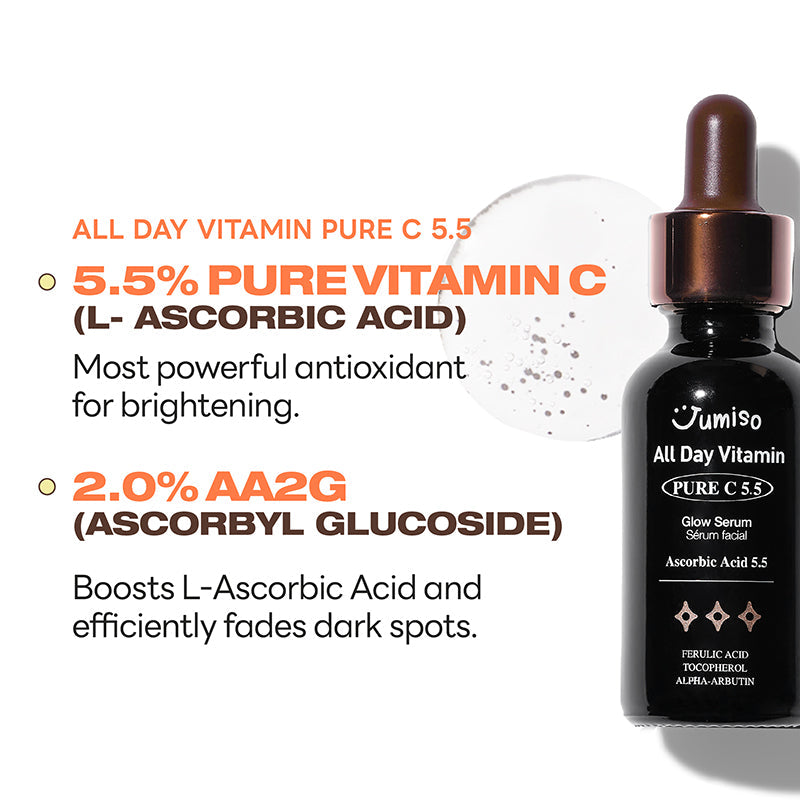 Soro Glow Vitamin Pure C 5.5 durante todo o dia