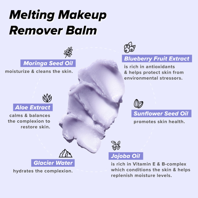  Berry Melting Makeup Remover Balm - Korean-Skincare