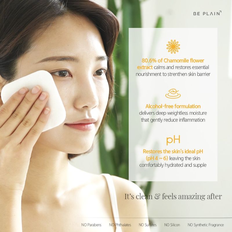 Be Plain Chamomile pH Balanced Toner - Korean-Skincare