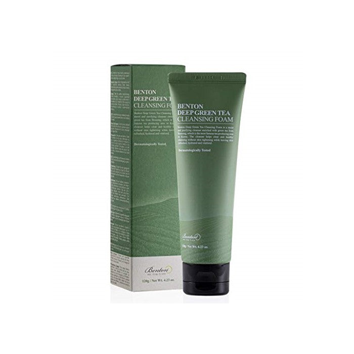 Benton DEEP GREEN TEA Cleansing Foam - Korean-Skincare