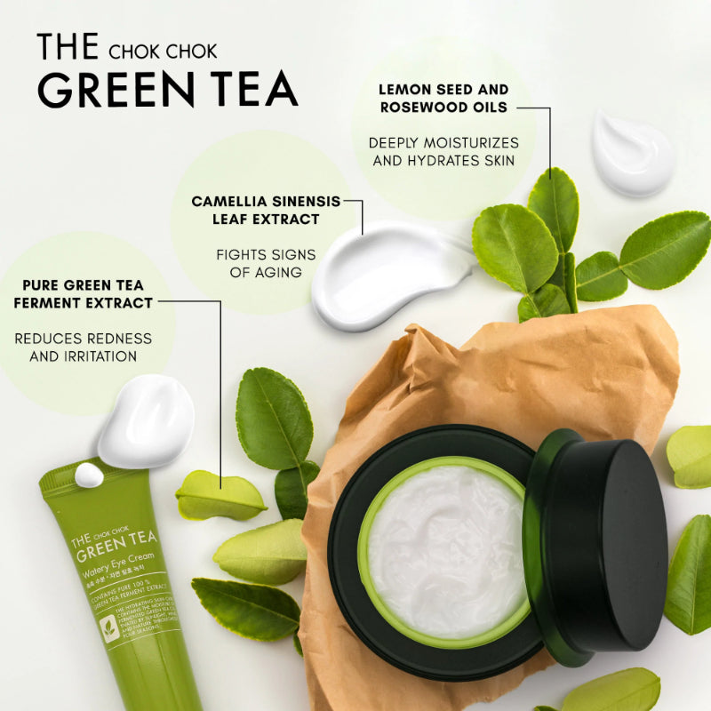  The Chok Chok Green Tea Watery Cream - Korean-Skincare