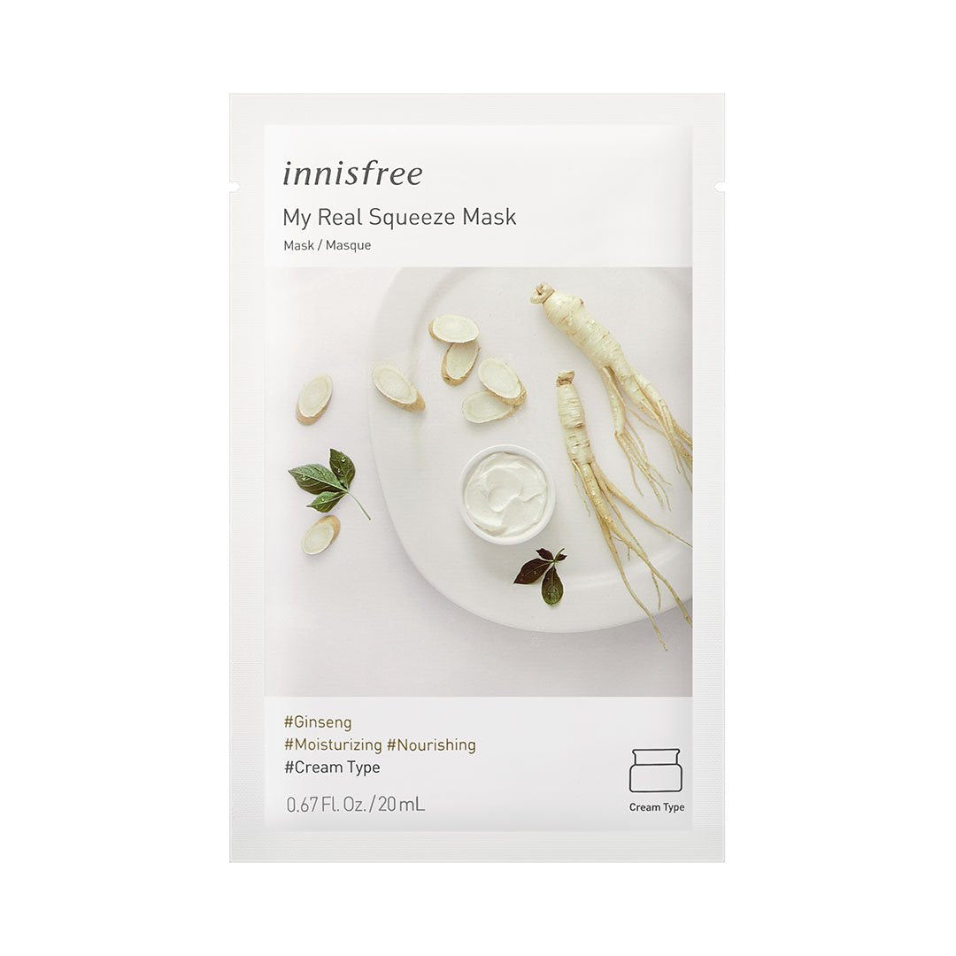 Innisfree My Real Squeeze Mask - Korean-Skincare