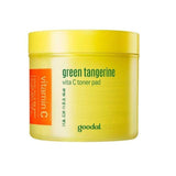 Goodal Green tangerine vitamin C toner pad - Korean-Skincare