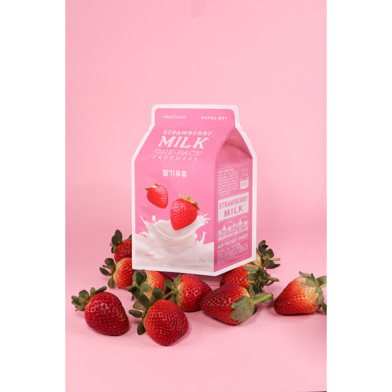  Milk One Pack #Strawberry Milk - Korean-Skincare