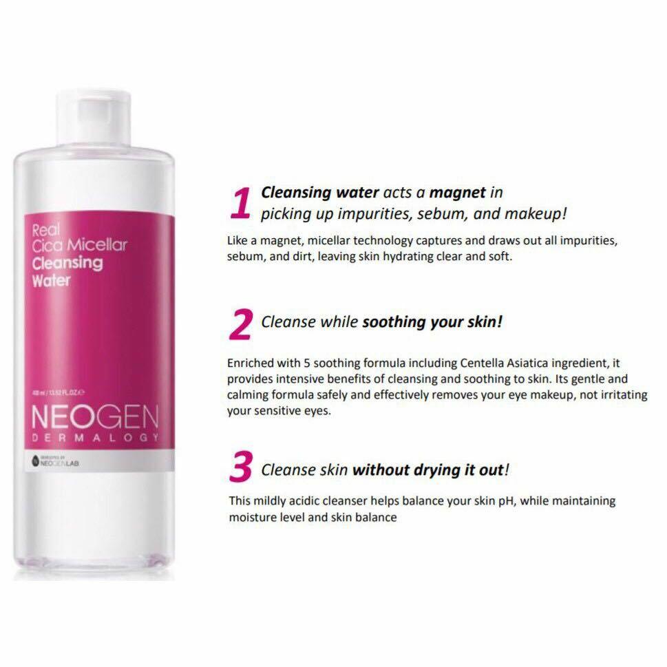 NEOGEN Real Cica Micellar Water - Korean-Skincare