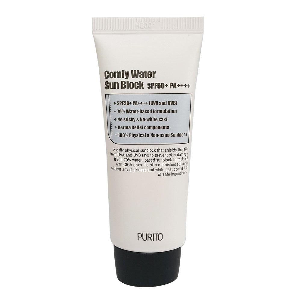 PURITO Comfy Water Sun Block SPF20~30 - Korean-Skincare