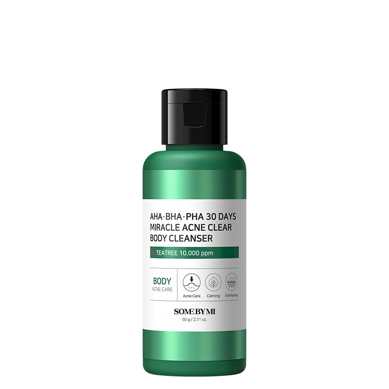 ‍AHA BHA PHA 30 Days Miracle Acne Clear Body Cleanser Mini (100% de desconto)