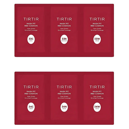 Mask Fit Red Cushion 6 Shade Trial Kit