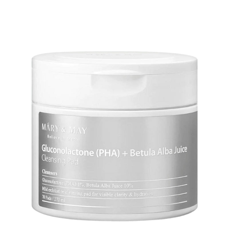 Gluconolactona (PHA) + Almofada de limpeza com suco de Betula Alba