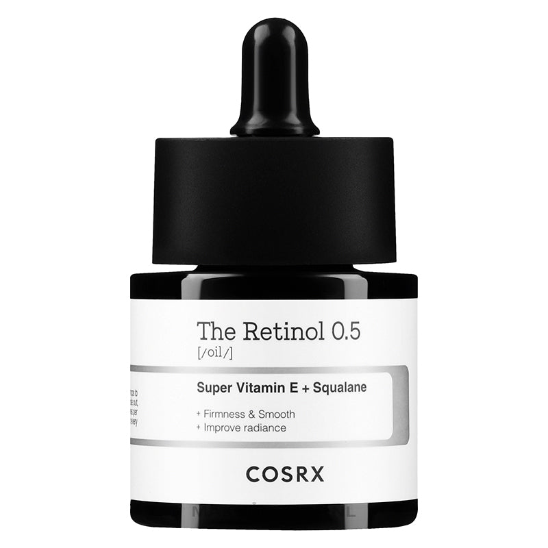 O óleo de retinol 0,5