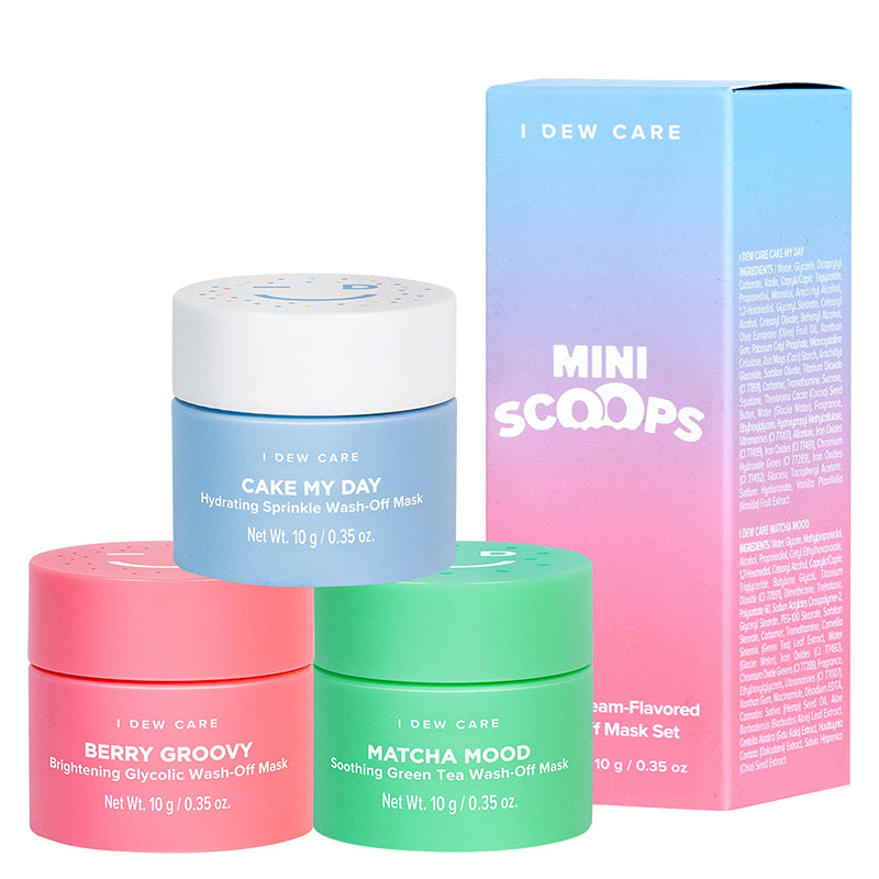 Mini Scoops Ice Cream Flavored Wash-Off Masks