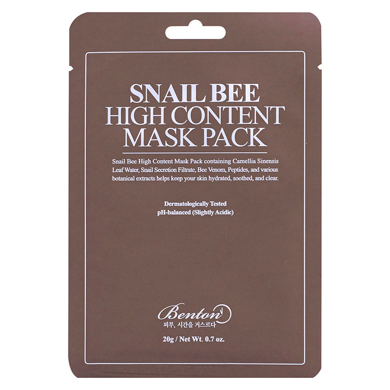 Pacote de máscaras de alto conteúdo Snail Bee 