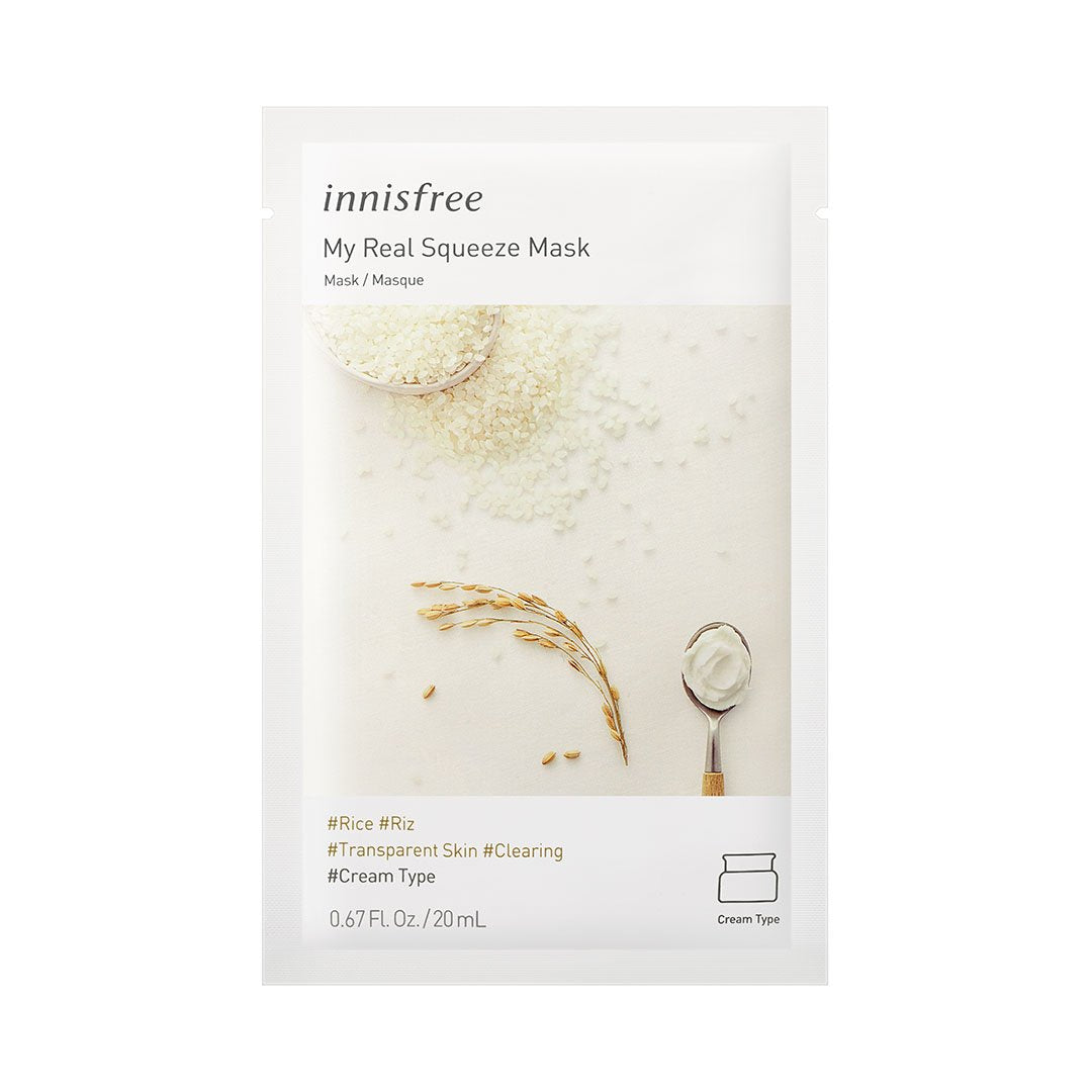 Innisfree My Real Squeeze Mask - Korean-Skincare