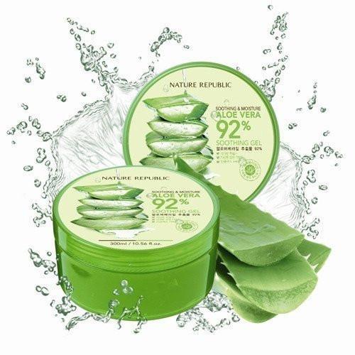 Nature Republic Soothing & Moisture Aloe Vera 92% Gel - Korean-Skincare