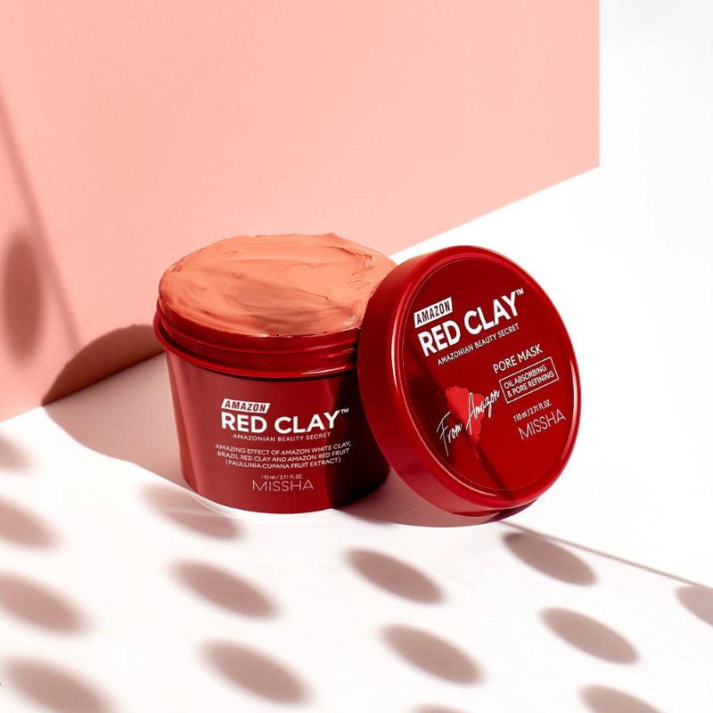  Amazon Red Clay Pore Mask - Korean-Skincare