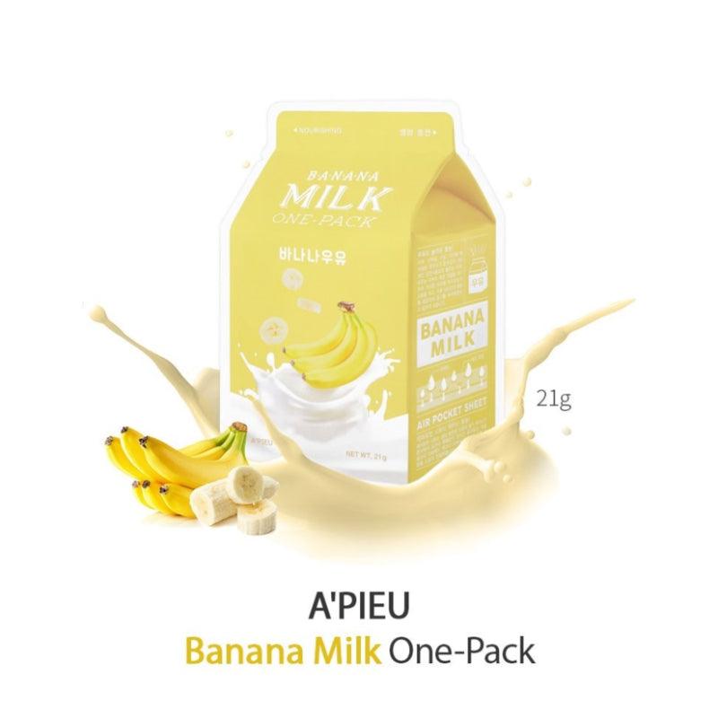  Milk One Pack #Banana Milk - Korean-Skincare