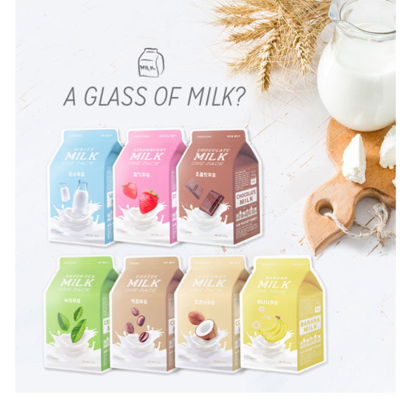  Milk One Pack #Strawberry Milk - Korean-Skincare