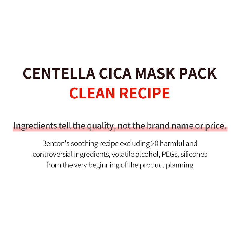 Centella Cica Mask Pack