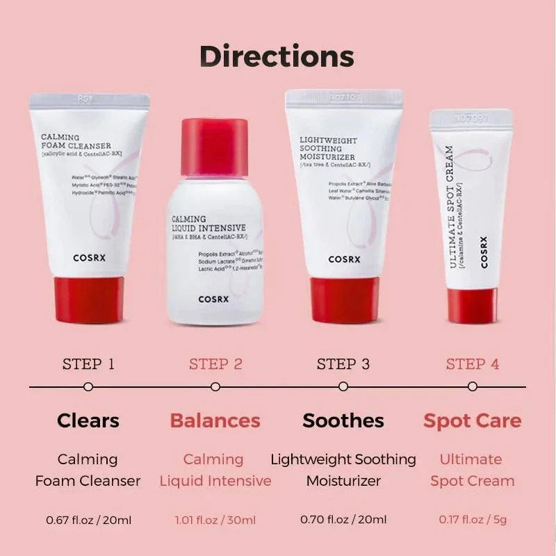 Acne Hero Kit Mild (4-Step)