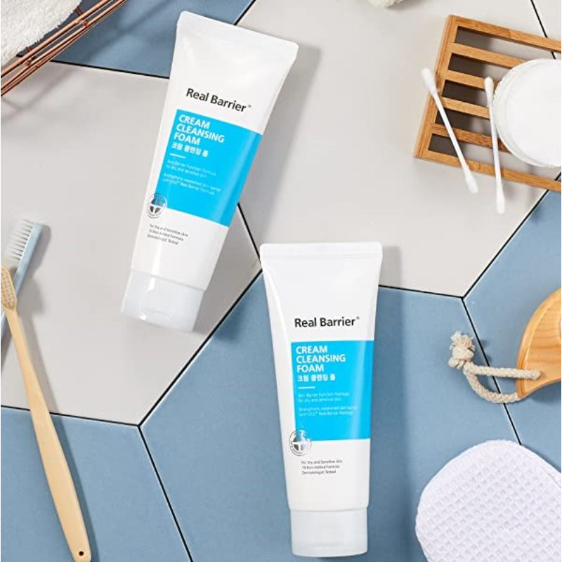 Real Barrier Cream Cleansing Foam - Korean-Skincare