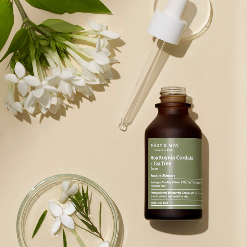  Houttuynia Cordata +Tea Tree Serum - Korean-Skincare