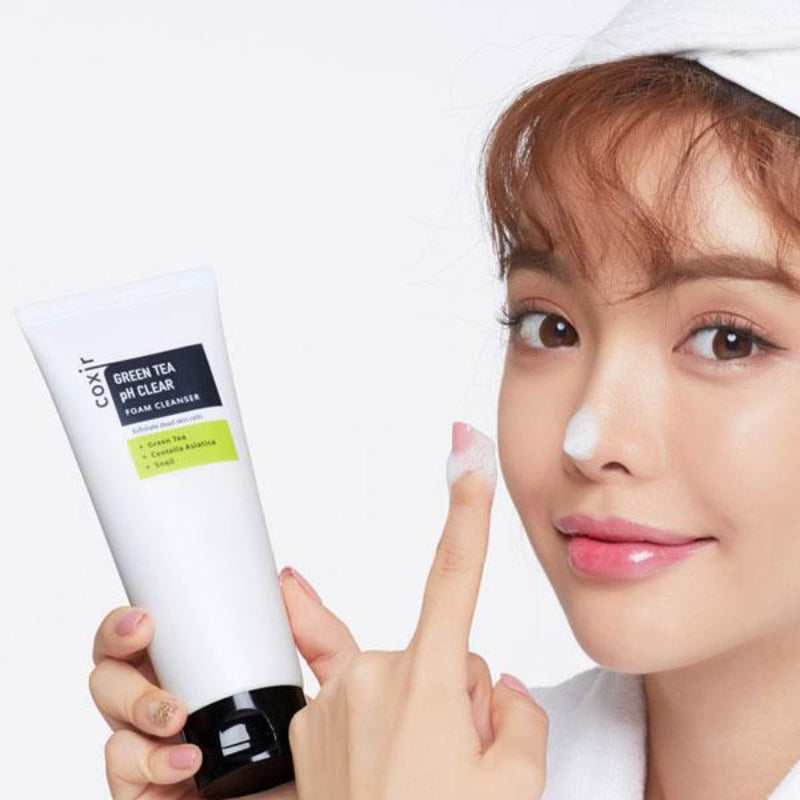  Greentea pH Clear Cleanser - Korean-Skincare