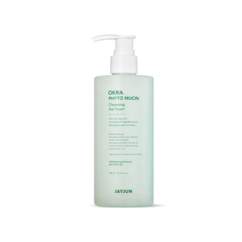  Okra Phyto Mucin Cleansing Gel Foam - Korean-Skincare