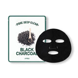 Máscara de carvão preto transparente profundo de poros